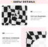 Emelivor Pack 52x28IN Checkerboard Plaid Crib Sheets for Boys Girls and Play Sheets Breathable Mini Crib Sheets Fitted