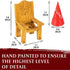 LYNX DND Dice Jail - Time Out Chair & Dunce Hat Punish Your Bad Accessories/Gift for Dungeons and Dragons, Works with