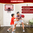 Basketball Hoop Indoor - Mini Basketball Hoop with 7 LED Lighting, Scoreboard, Over Door Foldable Basketball Toys