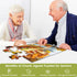 4 Packs 36 Piece Large Jigsaw Puzzles for Elderly, Alzheimer's Activities, Cognitive Games with 4 Storage Bags