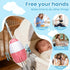TUWEIPAIKE 5-Speed 40-Minute Rechargeable Portable Baby Stroller Rocker, Hands-Free Vibrating Soother with Adjustment