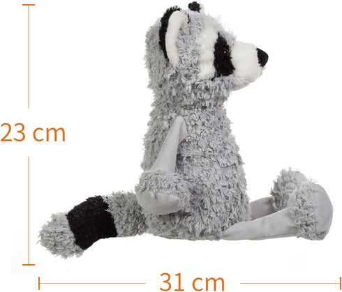 Apricot Lamb Toys Plush Gray Raccoon Stuffed Animal, Soft Cuddly, Perfect for Child, 9 Inches