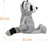 Apricot Lamb Toys Plush Gray Raccoon Stuffed Animal, Soft Cuddly, Perfect for Child, 9 Inches