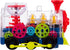 Berry President Transparent Electric Gear Train Toy with Flashing Lights and Music for 2-5 Year Old Boys