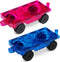 Bmag 2PCS Magnetic Car Set, Construction Vehicle Building Tiles, STEM Educational Magnet Toys for Boys and Girls