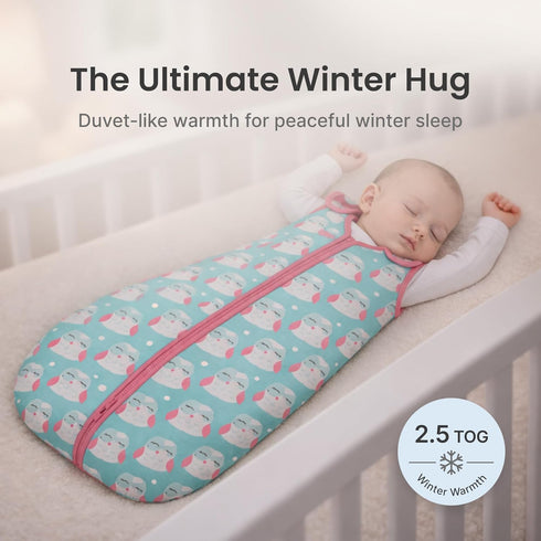 (18-36 Baby Deedee Sleeping Sack, Baby Wearable Blanket Sleeping Bag, Sleep Nest Tee, Infants and Toddlers, Lucky