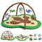 bopopo Baby Gym Play Mat, Oversize Dinosaur Claws Shaped Tummy Time Mat with