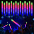 100 + 2 Pack Foam Glow Sticks Bulk Party Pack, Light Up Foam Sticks for Raves, Camping, Wedding, 3 Flashing Modes
