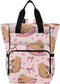 Bolaz Capybara Pink Diaper Bag Backpack Tote Multifunction Baby Nappy Changing Bags Large