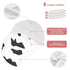 WELLDAY Set 1, 22 11 Inch Muslin Baby Burp Cloths of Soft Absorbent Animal Cow Print Muslin Washcloths, Bibs, Face