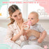 LemonRoad 12 Pcs Bottle Labels Daycare Reusable, Bear Pattern Waterproof Silicone Baby Bottle Labels Sippy Cup Bands