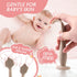 Baby Diaper Cream Spatula, 2 Pack Silicone Applicator, Full-Size + Mini Butt Paste Spatula for Newborns (Blue)