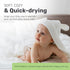 Snuggle Hooded Bamboo Baby Towel, Ultra-Soft Bamboo Viscose for Warmth and Quick Drying, Functional Bath-Time