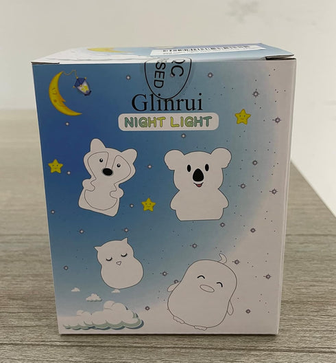 Bear Night Lights for Kids, Bedside Lamp for Nursery, Adjustable Brightness, Eye Caring, Gifts for Children