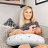 Elyxen Nursing Pillow Cover(Only Pillowcase) Soft Cotton Removable Cover for Breastfeeding Pillows, Ultra Comfortable