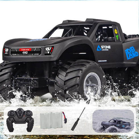 1:16 Amphibious Remote Control Car, 4WD Monster Truck Toys All Terrain, RC Cars for Adults, RC Trucks 4x4 Off Road