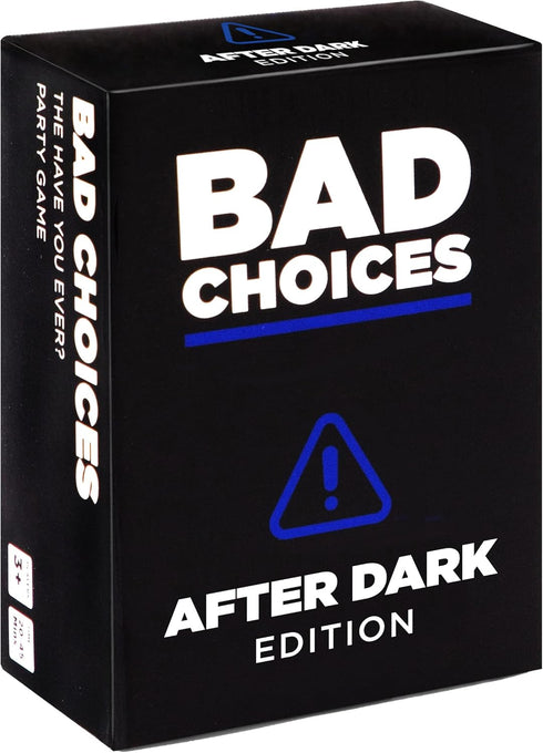 Bad Choices Party Game - After Dark Edition, 100 New Question Cards for Hilarious Have You Ever? Adult Card Game
