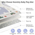 79x71 0-12 Tummy NOONKTY Extra Large Baby Play Mat for Floor, Foldable Foam Playmat for Babies Months & Kids, Non-Toxic