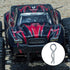 120 Pieces Universal Rc Body Clips Car Silver and Black Stainless Steel R Clips for 1/10 1/12 Scale Redcat Hpi Himoto