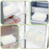 Sibosen 18 7.48 5.11 0.67 Pcs Clear Flat Breast Milk Freezer Storage Organizer Space Saving Breastmilk Storage