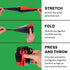 NUTTY TOYS Parachute Toys for Kids, Tangle Free Outdoor Flying Parachute Men, Best Christmas Stocking Stuffers for Ages