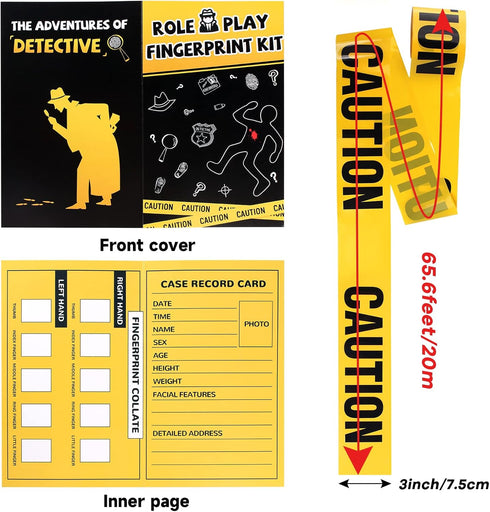 Kids Spy Kit - Detective Costume Accessories Set for Investigation Role Play, Educational Science Gift