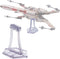 Display Stand for Lego 75301 X-Wing Starfighter, 75348 75346 75347 TIE Bomber, Plastic Transparent Angled Display Stand