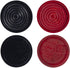 WE Games Checkers Pieces Only - Wooden Checker Board Game Pieces, 24 Stackable Black and Red Player Pieces