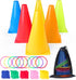 3 1 Set, in Carnival Games Soft Plastic Cones Cornhole Bean Bags Ring Toss Games For Carnival Kids Birthday Party