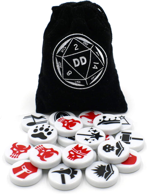 D&D Class and Monster Tokens for Roleplay Dungeons and Dragons
