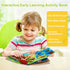 1-3, 1 Felt Busy Book for Toddlers Montessori Busy Board for Year Old, Quiet Book Airplane Travel Toys, Sensory Early