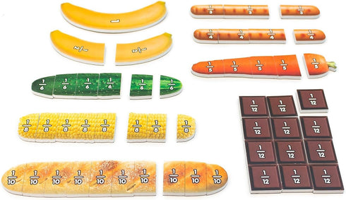 Yummy Junior Learning Food Fractions - Learn Fractions The Way, Multi