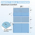 Elbow Set, Bath Kneeler and Rest Pad Premium Gift for Expecting Moms, Non-Slip Thick Kneeling Pad, Knee Saver with Toy