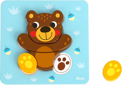 Learning Curve My First Animals Jigsaw Puzzle Set for Kids, Multicolor - Amazon Exclusive