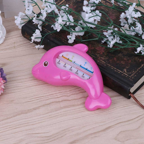 Mllepjdh Portable Dolphin Water Thermometer Cute Dolphin Thermometer Baby Bath Water Bathroom Safety Convenience Rabbit