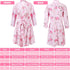 5 Mommy Mepase Pcs and Me Hospital Matching Outfits Maternity Robe Swaddle Blanket Baby Girl Boys Headband Hat for Mom