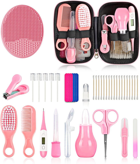 Baby Grooming and Healthcare Kit, Portable Baby Safety Care Set with Hair