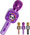 Qnxoat r Bluetooth Karaoke Microphone Toy for Kids - Mini Portable Speaker with LED