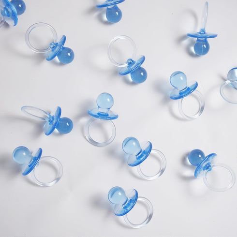 2.5" 36 Count) Baby Pacifier Baby Shower Favors Decoration (Blue