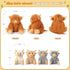 5-in-1 5PC Set Mommy 4 3 8 SuzziPals Highland Cow Stuffed Animals with Babies Inside, Highland Cow Plush & Babies, Soft