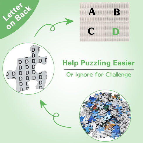 HUADADA Jigsaw Puzzles for Adults - 1000 Pieces Easter Eggs Home Decor Birthday Gift for Seniors