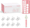 Nuliie 8PCS Silicone Flanges Insert Replacement Kit, Flange Sizing Kit 14/16/18/20mm for