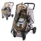 UQBEUQ Stroller Rain Cover, Universal Rain Cover for Stroller with Waterproof Zipper, Clear