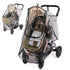 UQBEUQ Stroller Rain Cover, Universal Rain Cover for Stroller with Waterproof Zipper, Clear