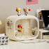 WMM 6.7in Display case for Plush Doll, Upgrade Large-Sized Display Box for Dolls Clear Acrylic Display Box with Door