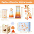 6-12 6-12-18 Wooden Montessori Toys for Months,Montessori Baby Blocks Toy for Months,Shape