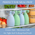Nontoxic Reusable Baby Food Pouches - Premium Food Grade Silicone - BPA & PFAS Free - Leak-Proof Design - Easy to Clean