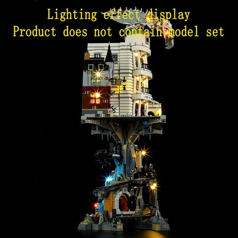 LED Light Kit Compatible with Harry Potter Gringotts Wizarding Bank Collectors' Edition 76417 (Model Not Included)