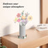 Latephiy Set, 10328 10342, Vase Building White Vase for Roses Flowers Bouquet for Women Adult Flower Lovers, Christmas