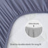Set 4 of Mini Crib Sheets in Grey, Navy, and White - Soft Microfiber for Boys and Girls